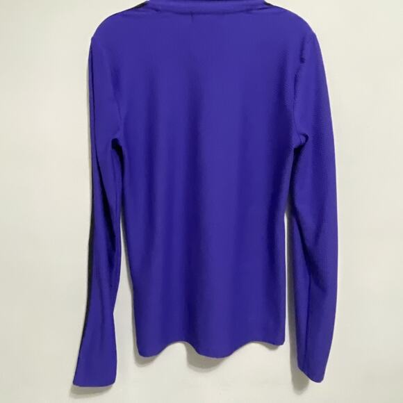 Lauren Ralph Lauren Active Top Womens L Purple Pullover Quarter Zip - Picture 4 of 8